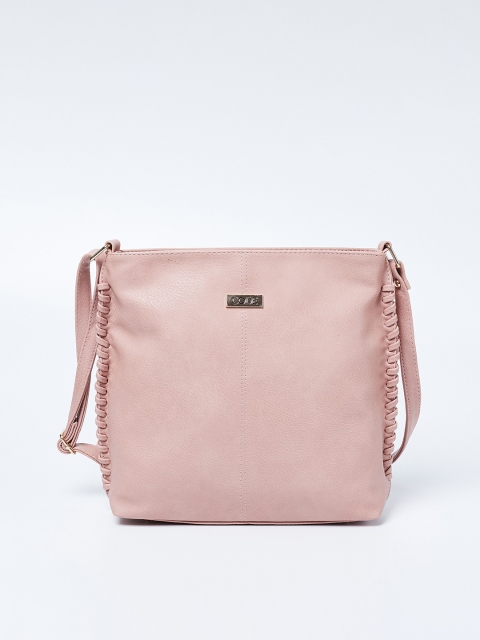 

CODE by Lifestyle Pink Solid Sling Bag