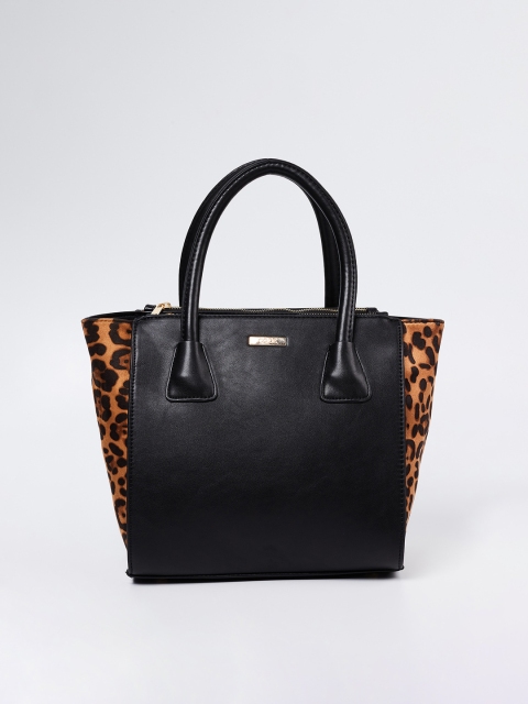 

CODE by Lifestyle Black Printed Handheld Bag