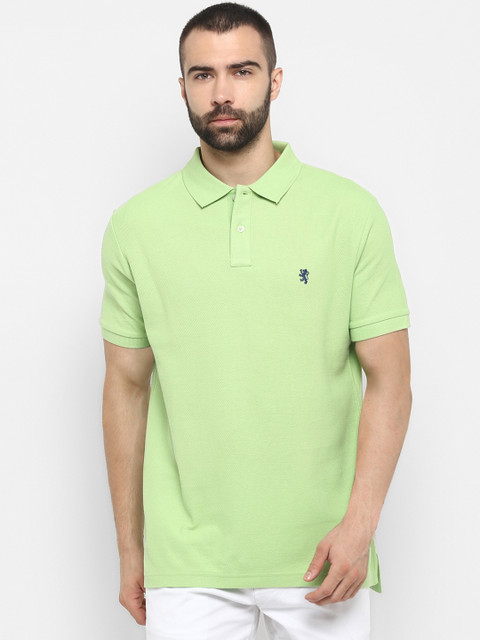 

Red Tape Men Green Polo Collar T-shirt