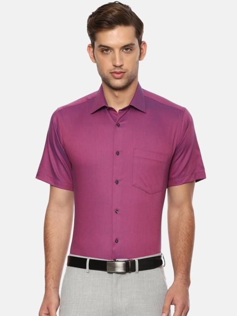 

Van Heusen Men Purple Slim Fit Dual-Toned Formal Shirt