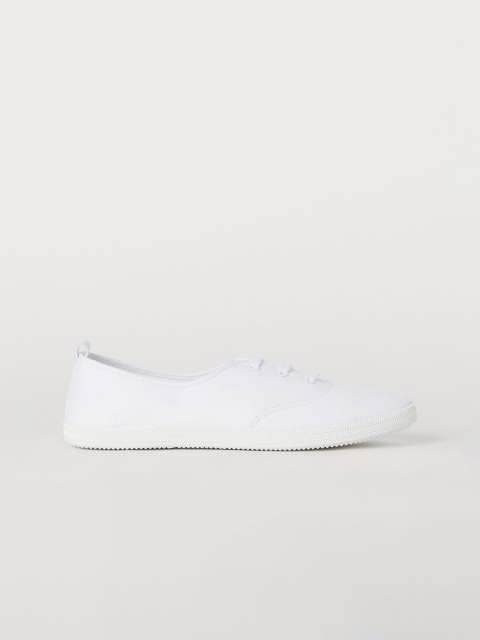 

H&M Women White Cotton Shoes