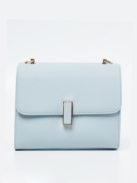 

CODE by Lifestyle Blue Solid Satchel