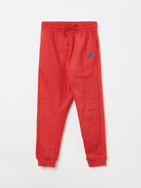 

Kappa Boys Red Solid Regular-Fit Joggers