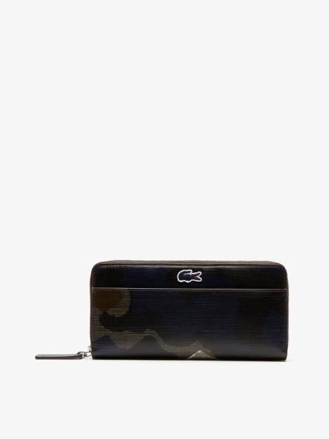 

Lacoste Women Multicoloured Textured Zip Around Wallet, Multi