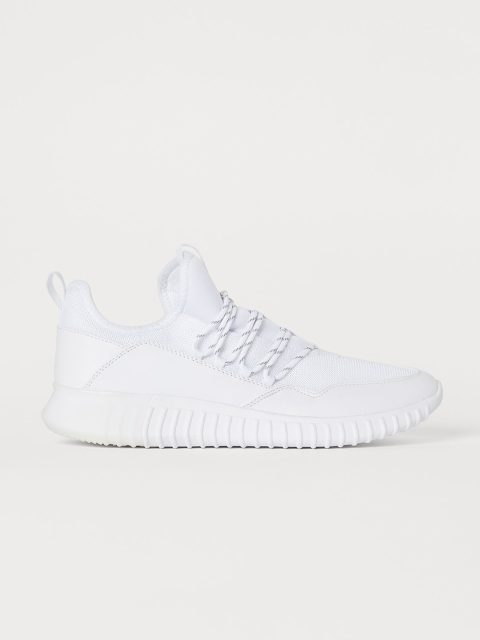 

H&M Men White Mesh trainers