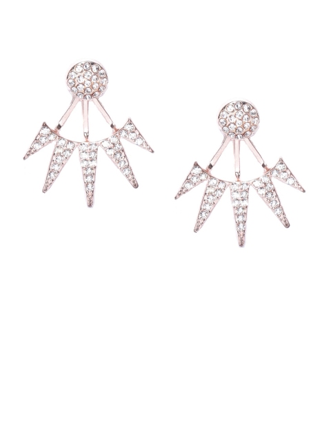 

OOMPH Gold-Toned & White Jacket Spiked Studs