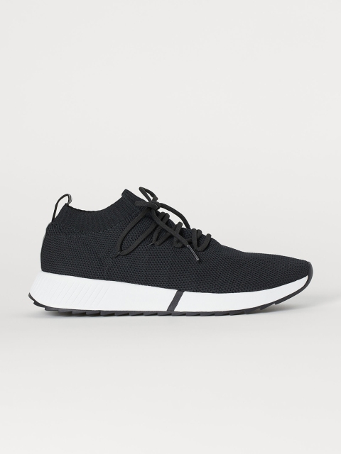 

H&M Men Black Fully-Fashioned Trainers