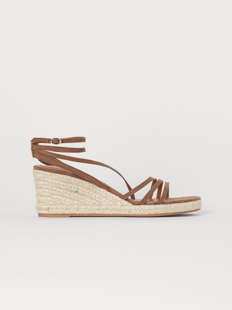 

H&M Women Beige Wedge-Heel Sandals