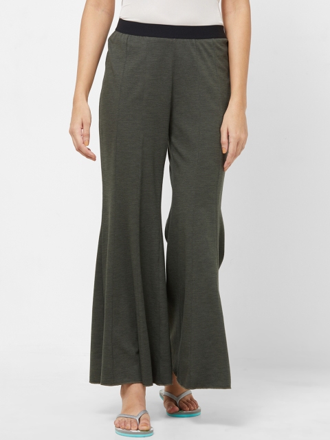 

Mystere Paris Women Olive Green Solid Lounge Pants