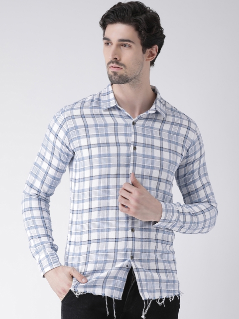 REALM Men Multicoloured Slim Fit Checked Casual Shirt, Multi