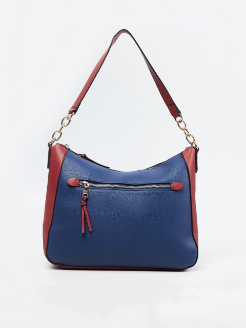 

CODE by Lifestyle Blue & Red Colourblocked Shoulder Bag