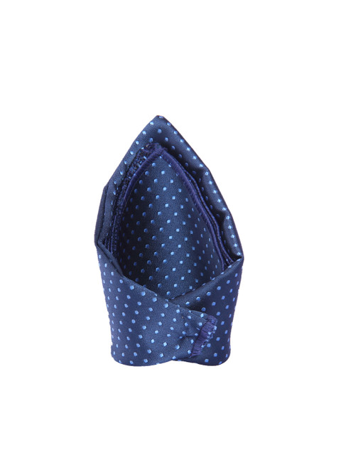 

Tossido Men Blue Printed Pocket Square