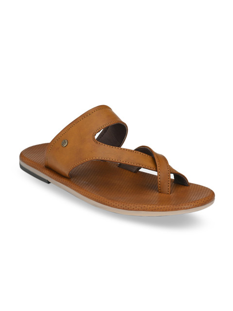 

Ferraiolo Men Tan Brown Leather Sandals