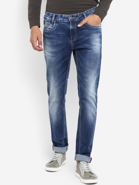 

Mufti Men Navy Blue Relaxed Fit Mid-Rise Clean Look Stretchable Jeans
