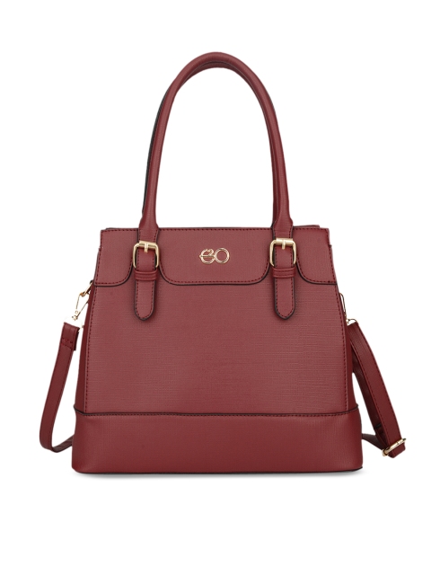 

E2O Maroon Solid Handheld Bag