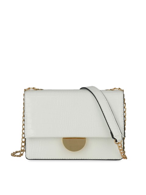 

E2O White Solid Sling Bag