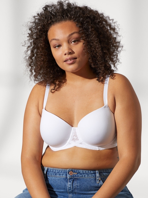 

H&M 2-Pack Padded Bras E/F Cup, White