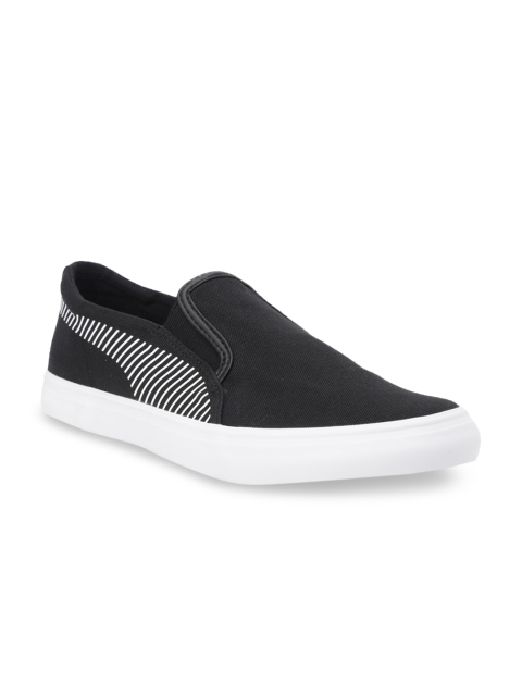 

Puma Men Black Madrid Slip-on Slip-On Sneakers