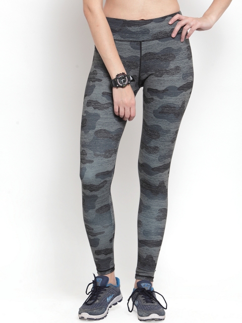 

Boston Club Women Green Printed Skinny-Fit Tights