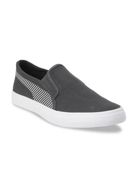 

Puma Men Grey Madrid Slip-on IDP Slip-On Sneakers