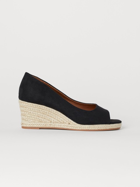 

H&M Women Black Wedges