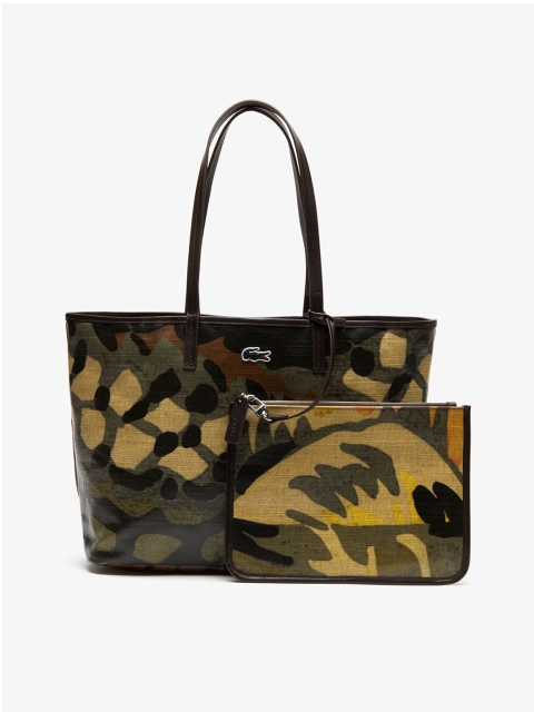 

Lacoste Multicoloured Printed Robert George Coated Print Canvas Tote Bag, Multi