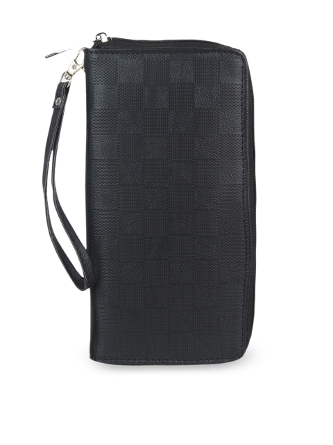 

Swiss Design Black Solid Clutch