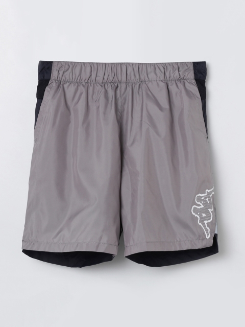 

Kappa Boys Grey & Black Colourblocked Regular Fit Regular Shorts