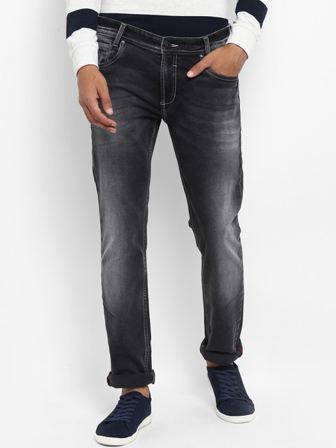 

Mufti Men Black Relaxed Fit Mid-Rise Clean Look Stretchable Jeans