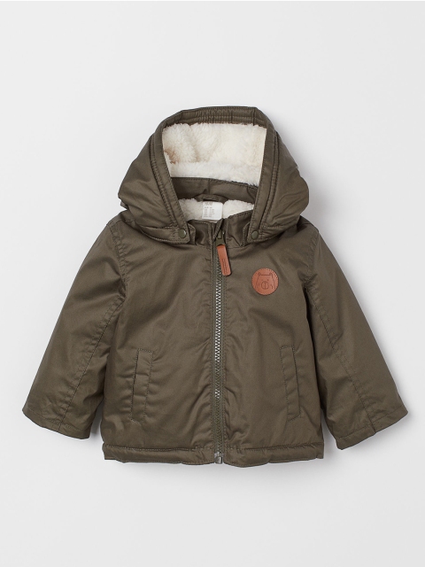 

H&M Kids Olive Green Pile-Lined Jacket