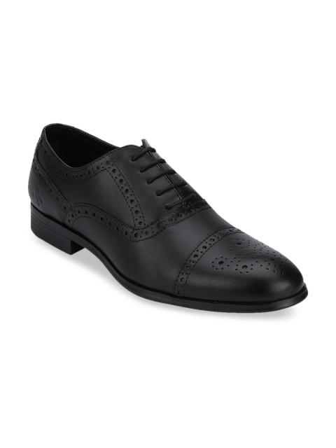 

Bond Street By Red Tape Men Black Solid Formal Oxfords