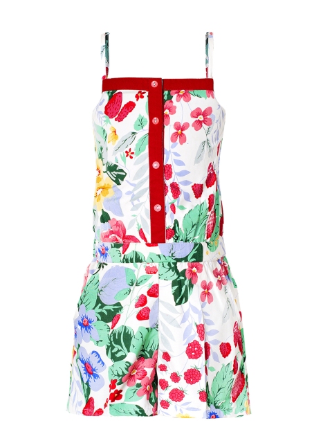 

naughty ninos Girls Green & Red Printed Playsuit