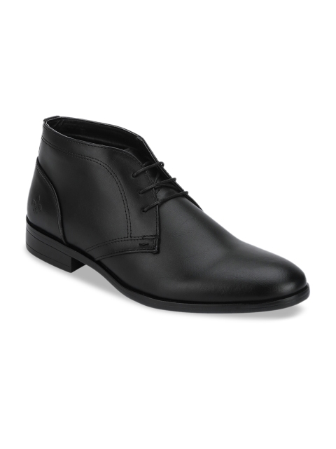 

Bond Street By Red Tape Men Black Solid Formal Derbys