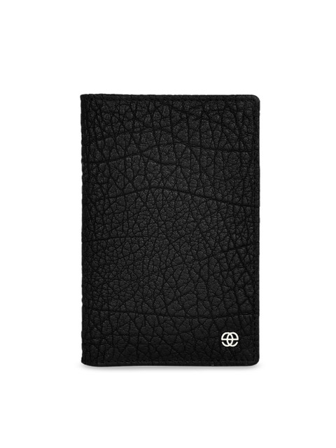 

Eske Men Black Solid Leather Card Holder
