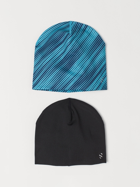 

H&M Boys 2-Pack Hats, Turquoise blue