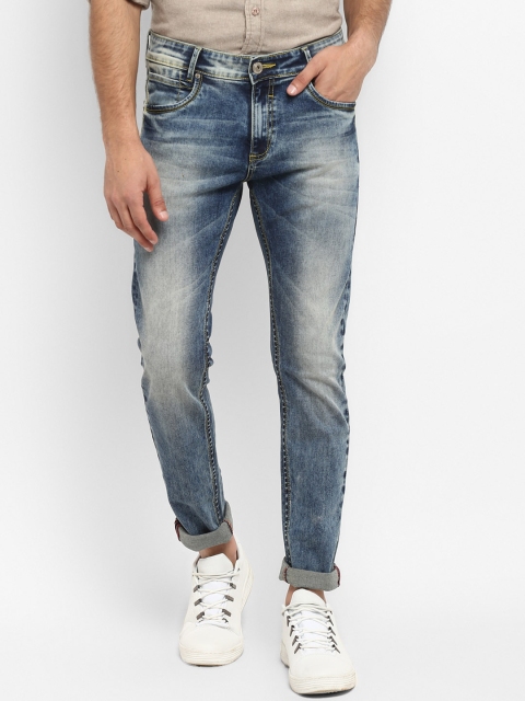 

Mufti Men Navy Blue Skinny Fit Mid-Rise Clean Look Stretchable Jeans