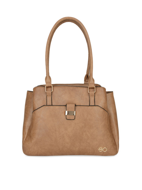 

E2O Khaki Solid Shoulder Bag
