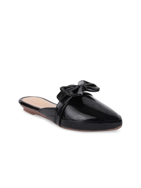 

GNIST Women Black Solid Mules