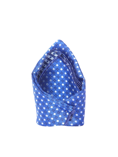 

Tossido Men Blue Printed Pocket Square