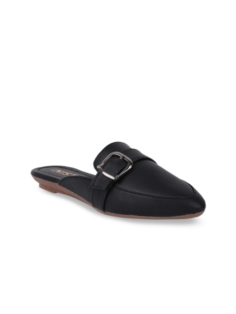 

GNIST Women Black Solid Mules