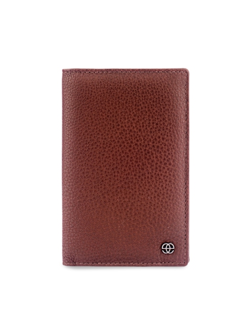 

Eske Men Brown Solid Leather Card Holder