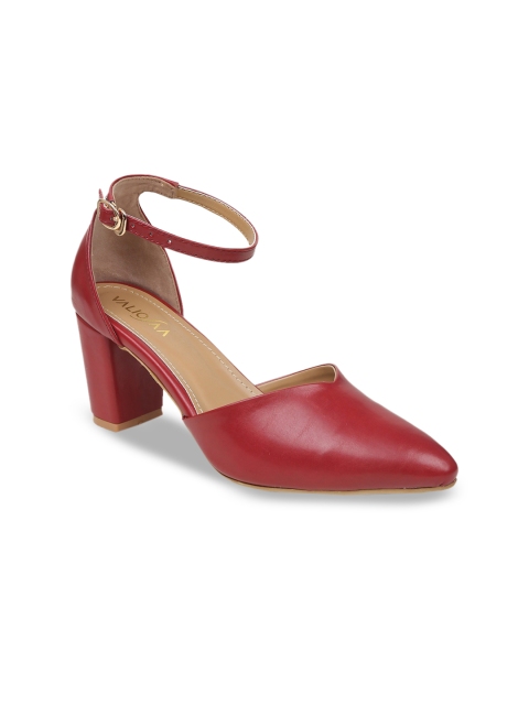

VALIOSAA Women Red Solid Pumps