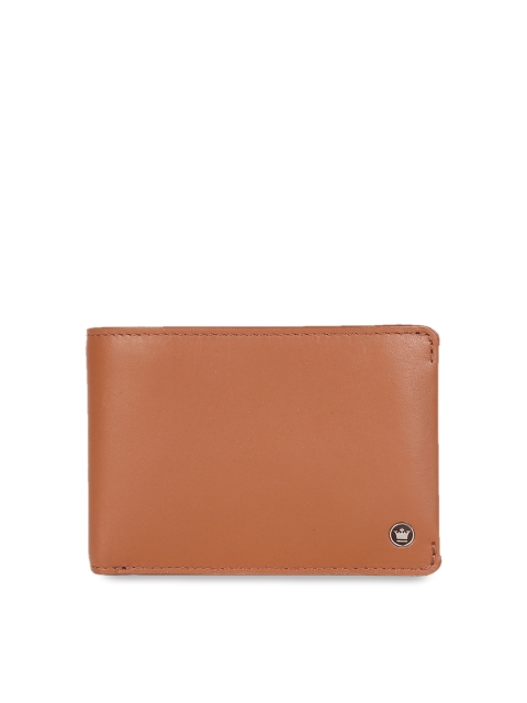 

Louis Philippe Men Brown Solid Money Clip