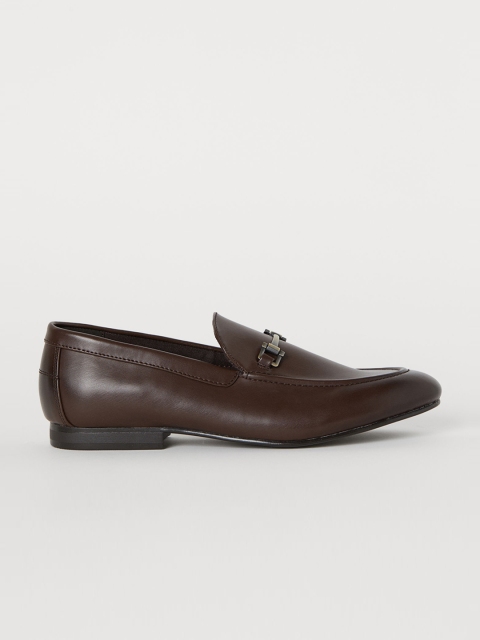 

H&M Men Brown Solid Loafers