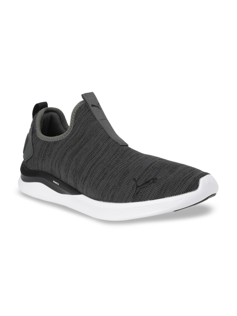 

Puma Men Charcoal Grey Textile IGNITE Flash Summer Slip Running Shoes