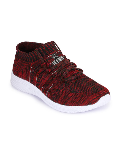 

REFOAM Men Red Mesh Running Shoes