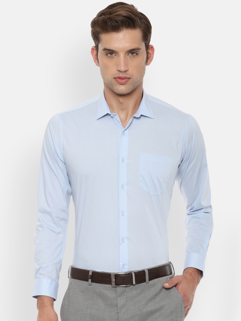 

Van Heusen Men Blue Slim Fit Solid Formal Shirt