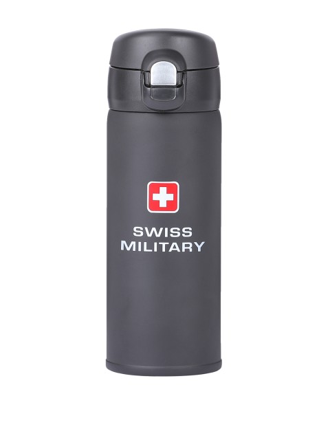 

SWISS MILITARY Unisex Black Stainless Steel Water Bottle