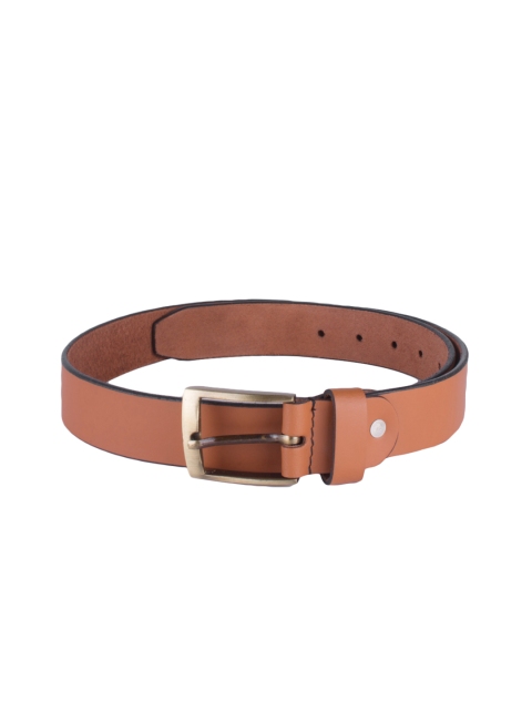 

Peseta Men Brown Solid Leather Belt