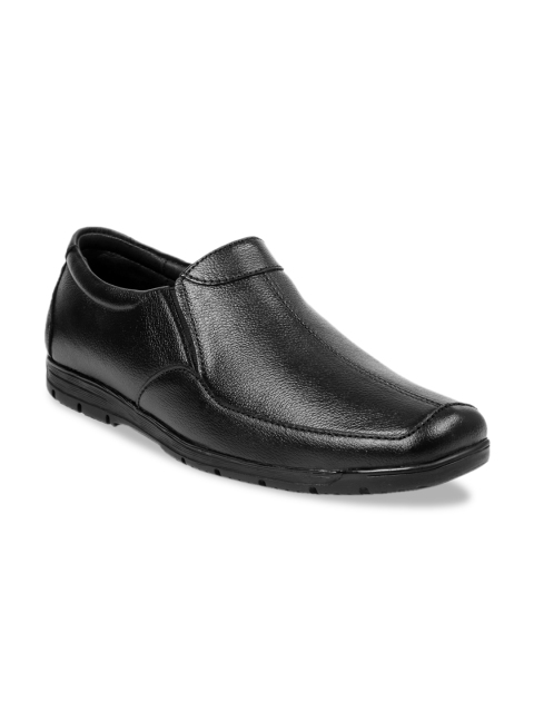 

bacca bucci Men Black Solid Formal Slip-Ons